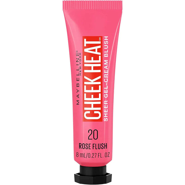 Maybelline - Cheek Heat Sheer Gel-Cream Blush - 20 Rose Flash